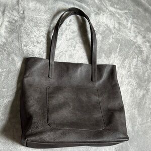 Charcoal Gray Joy Susan Tote Bag